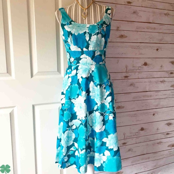 Donna Ricco Floral Sleeveless Dress Size 8 - Picture 5 of 10